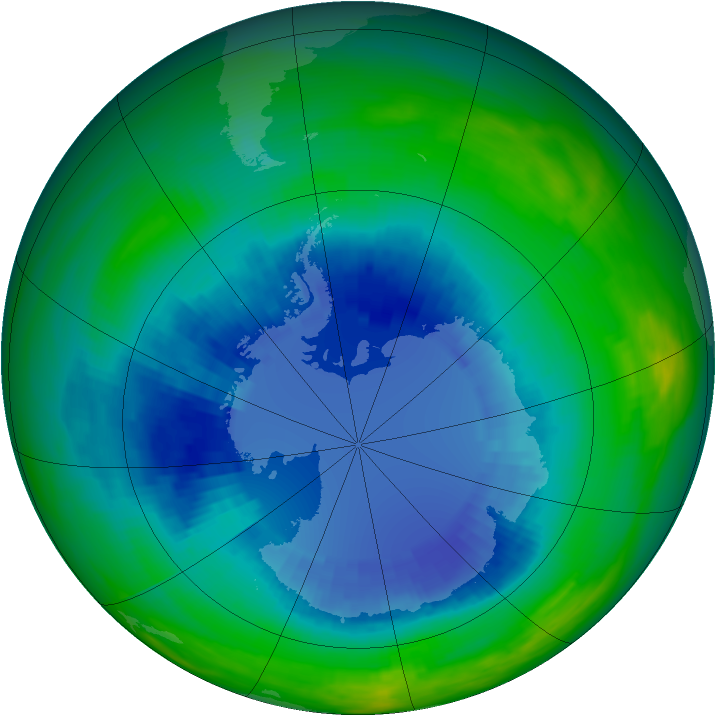 Ozone Map 1989-08-30